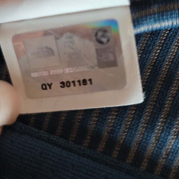 THE NORTH FACE ( SM ) Short Sleeve Crag Polo Shirt Mens Turquoise - Picture 8 of 8